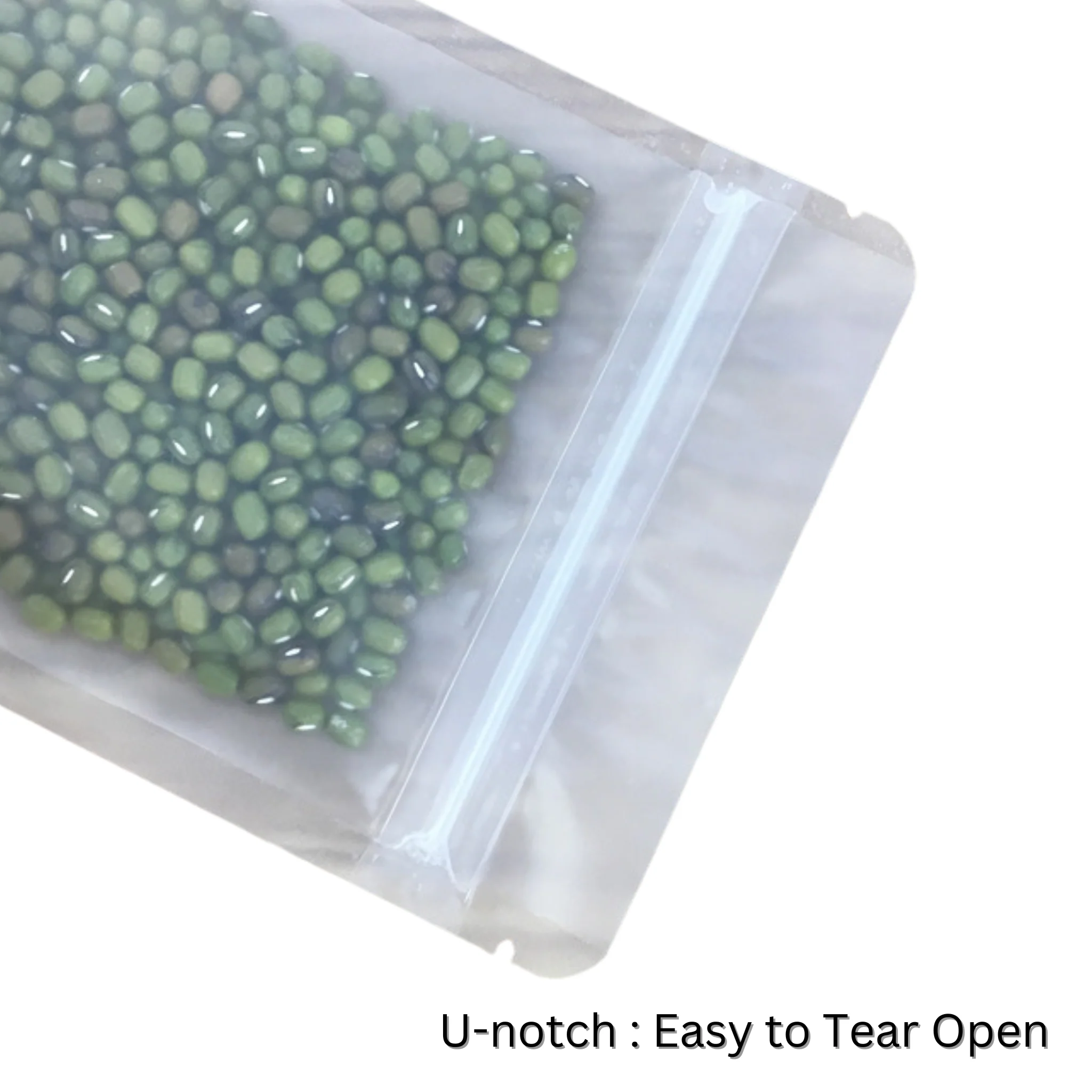 150mm x 220mm Resealable White Matte Plastic Flat Zipper Lock Pouch Bags - Image 9