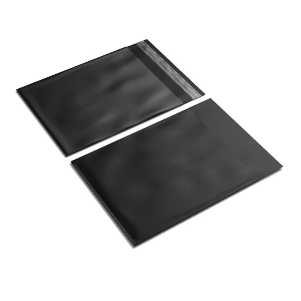 255 mm x 330 mm + 40mm Black Poly Mailer Plastic Mailing Satchel Courier Shipping Bag - Image 3