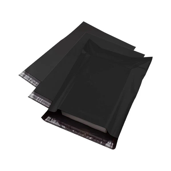 350mm x 480mm+ 40mm Black Poly Mailer Plastic Mailing Satchel Courier Shipping Bag - Image 9