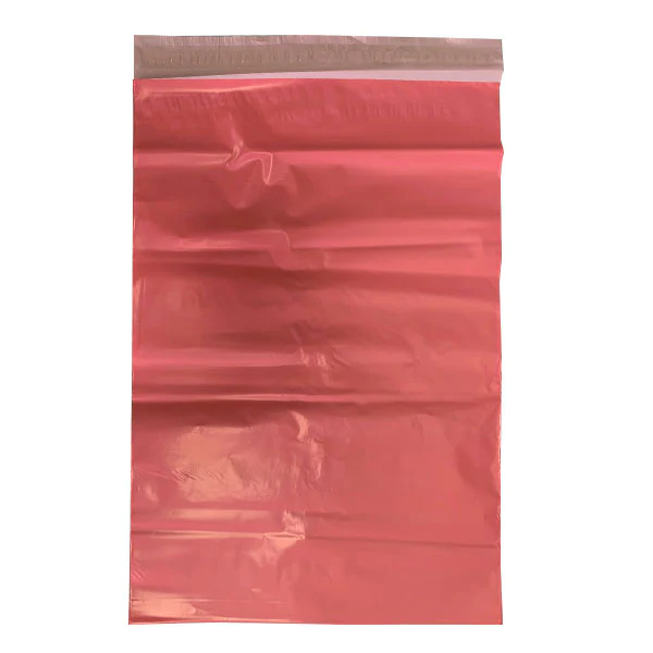 350mm x 480mm+ 40mm Light Pink Poly Mailer Plastic Mailing Satchel Courier Shipping Bag - Image 6