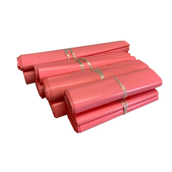 350mm x 480mm+ 40mm Light Pink Poly Mailer Plastic Mailing Satchel Courier Shipping Bag - Image 8