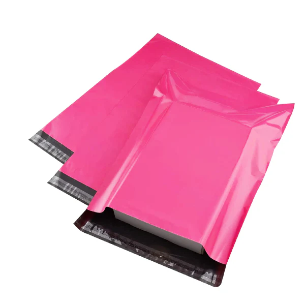 450 mm x 550 mm + 50mm Pink Poly Mailer Plastic Mailing Satchel Courier Shipping Bag - Image 3