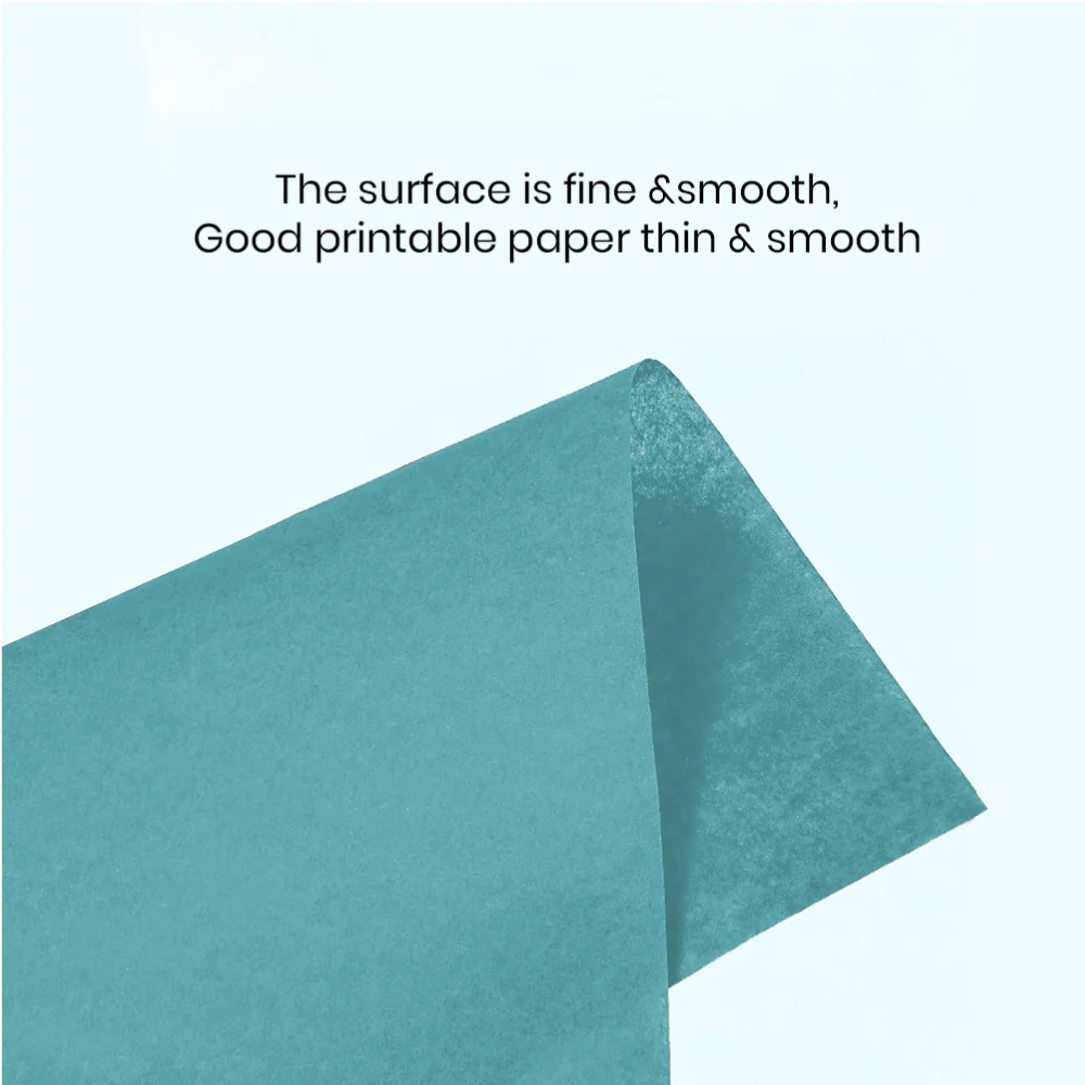 500pcs Aqua Gift Wrapping Tissue Packaging Paper 50cm x 70cm Recyclable Eco-Friendly - Image 4