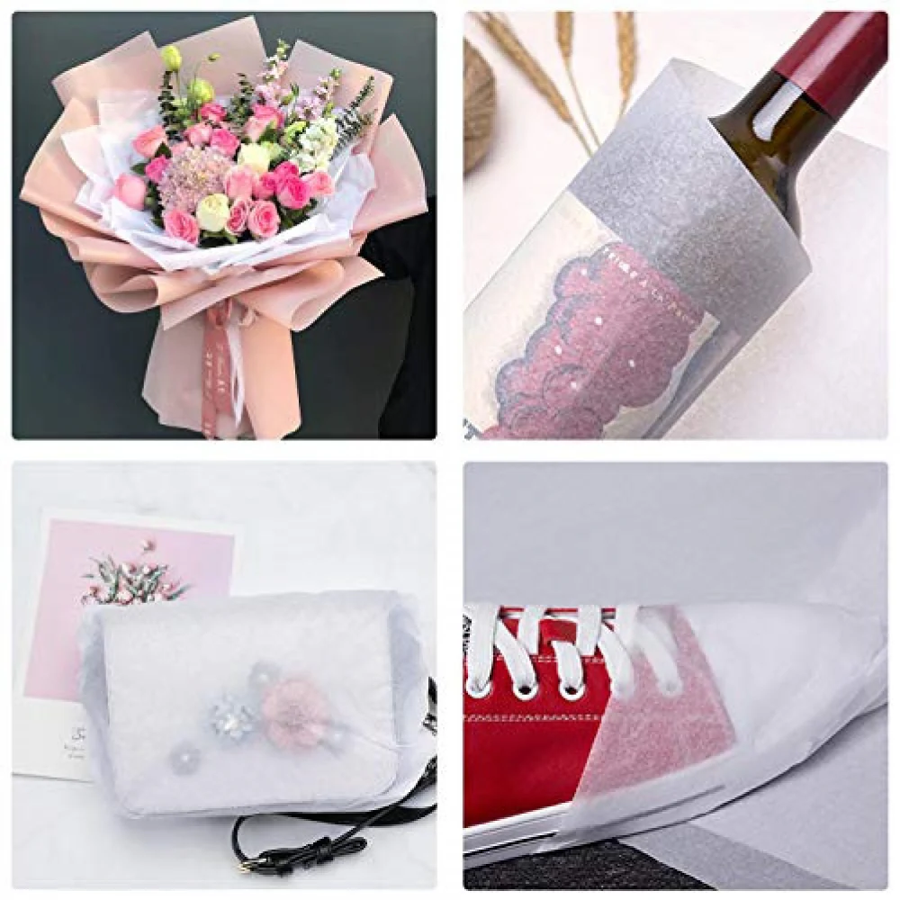 500pcs Grey Gift Wrapping Tissue Packaging Paper 50cm x 70cm Recyclable Eco-Friendly - Image 5