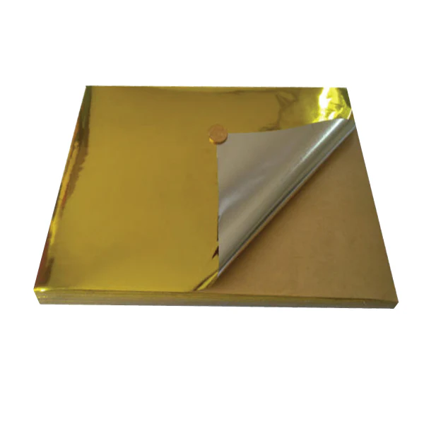 A4 Glossy Gold/Silver PET Self Adhesive Vinyl Sticker Paper Sheet Label Laser Print - Image 12