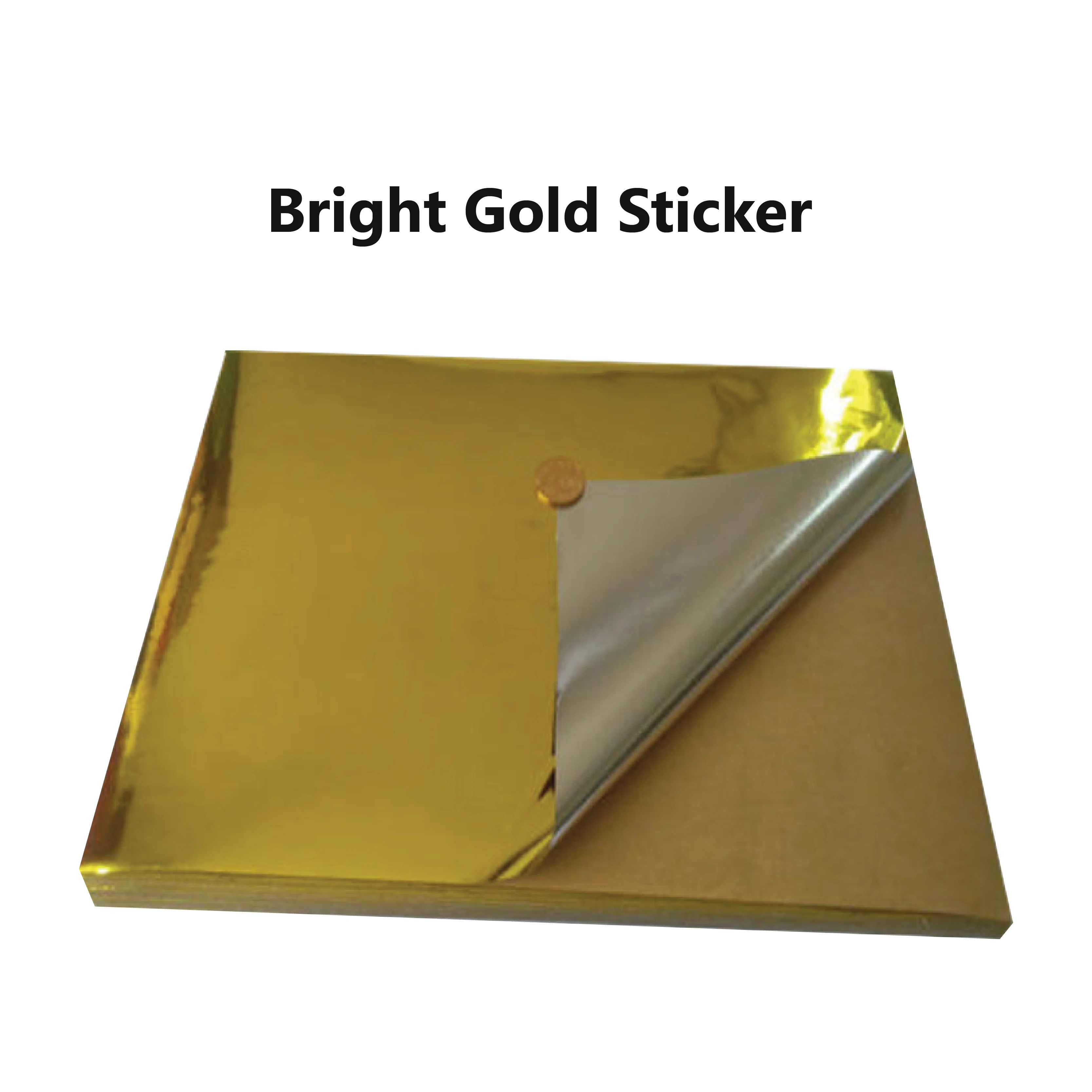 A4 Glossy Gold/Silver PET Self Adhesive Vinyl Sticker Paper Sheet Label Laser Print - Image 7