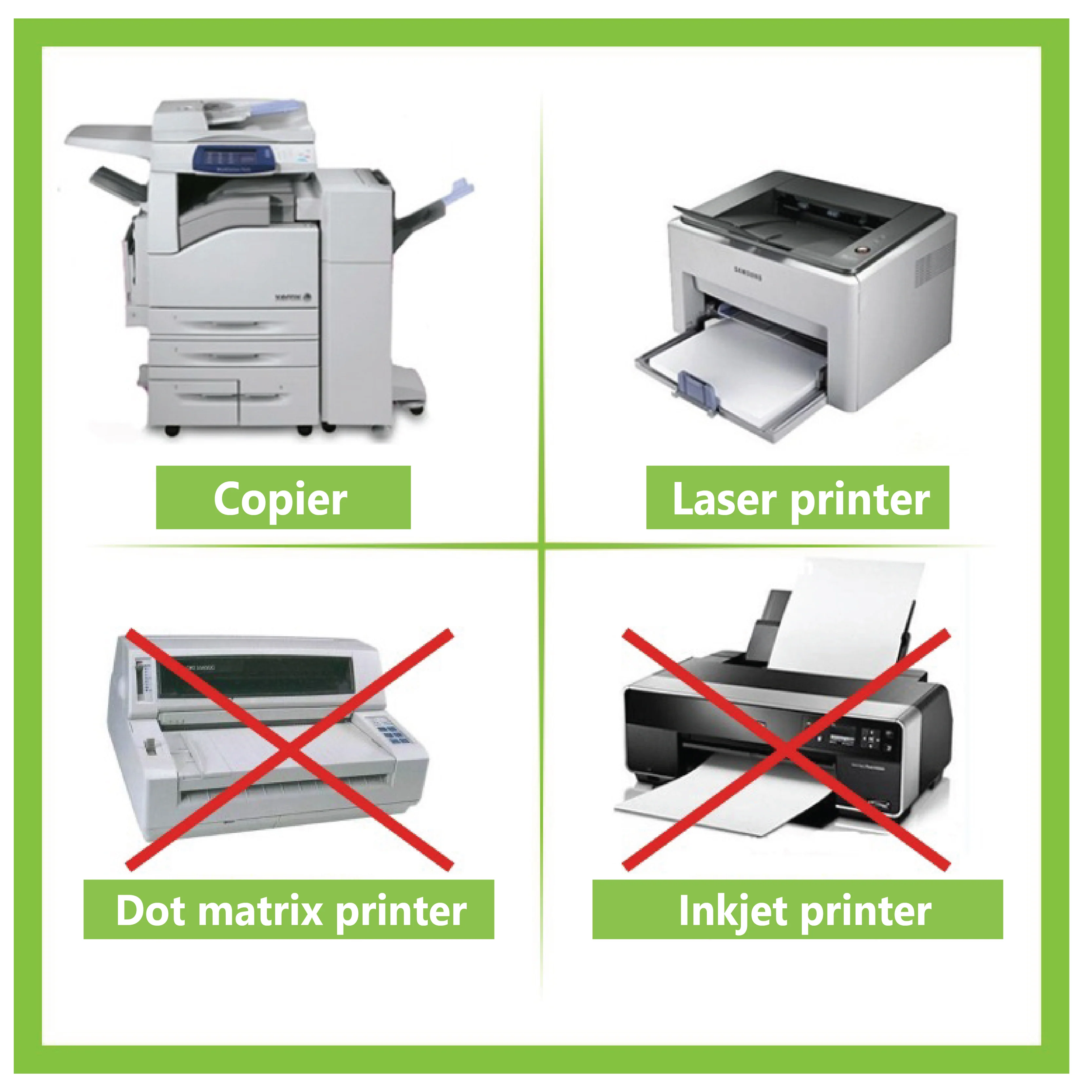 A4 Glossy Gold/Silver PET Self Adhesive Vinyl Sticker Paper Sheet Label Laser Print - Image 8