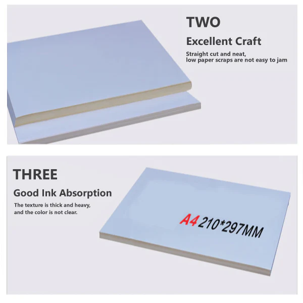 A4 Multi Self-adhesive White Matte / White Glossy / Brown Kraft / Colour Matte Printing Paper - Image 6