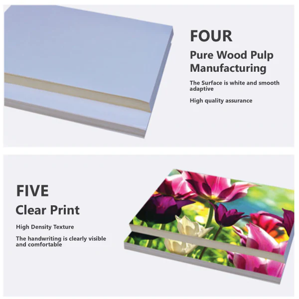 A4 Multi Self-adhesive White Matte / White Glossy / Brown Kraft / Colour Matte Printing Paper - Image 7