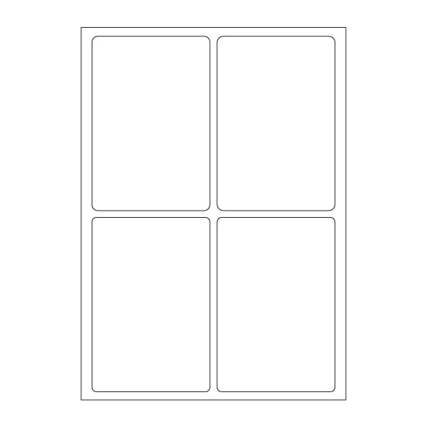 A4 Self adhesive Pre-cut 2/4/6/8/10/15/21/65 Labels per sheet - Image 11