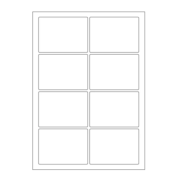 A4 Self adhesive Pre-cut 2/4/6/8/10/15/21/65 Labels per sheet - Image 13