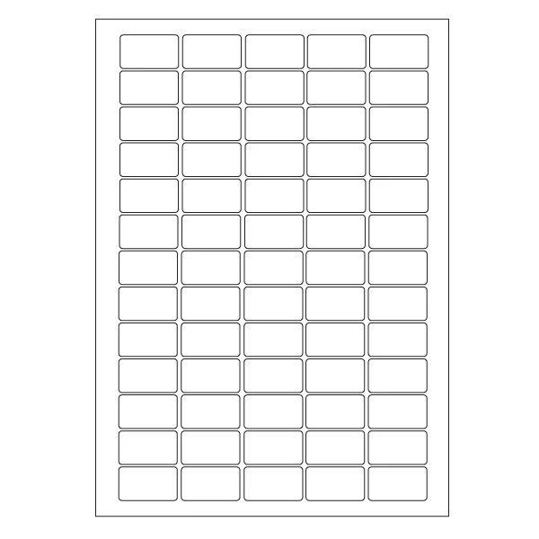 A4 Self adhesive Pre-cut 2/4/6/8/10/15/21/65 Labels per sheet - Image 16
