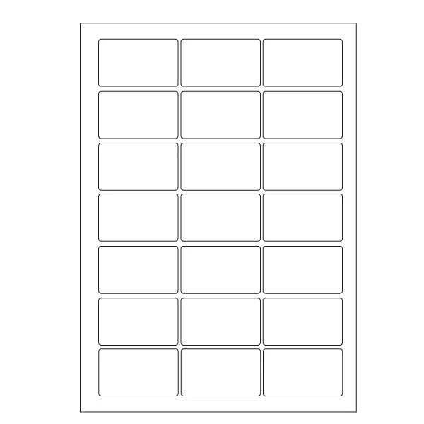 A4 Self adhesive Pre-cut 2/4/6/8/10/15/21/65 Labels per sheet - Image 17