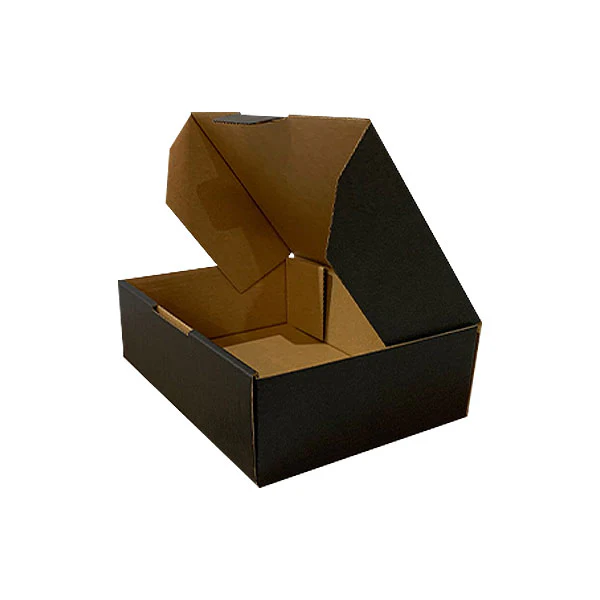 Black Mailing Boxes 174 x 128 x 53mm Die Cut Shipping Packing Cardboard Box - Image 3