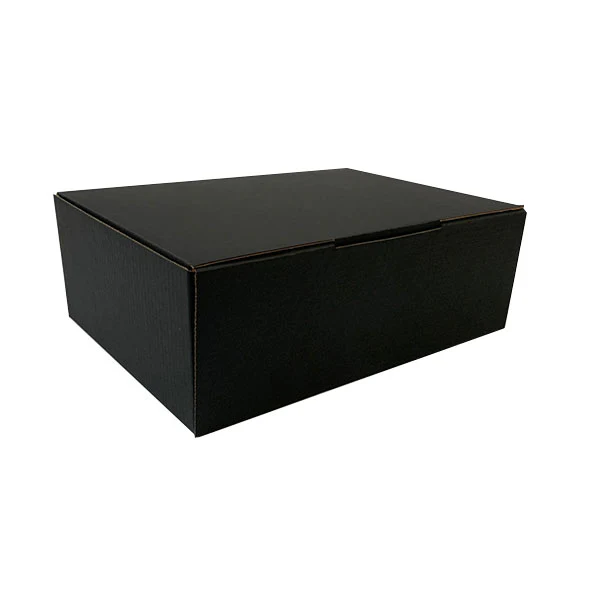 Black Mailing Boxes 220 x 160 x 77mm Die Cut Shipping Packing Cardboard Box - Image 4