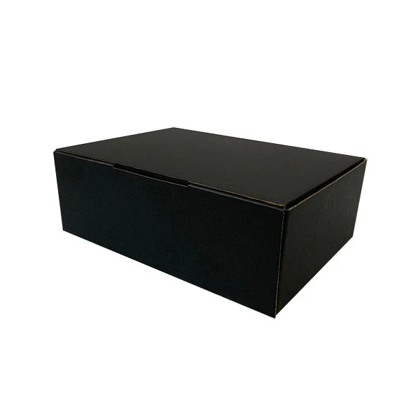 Black Mailing Boxes 220 x 160 x 77mm Die Cut Shipping Packing Cardboard Box - Image 9