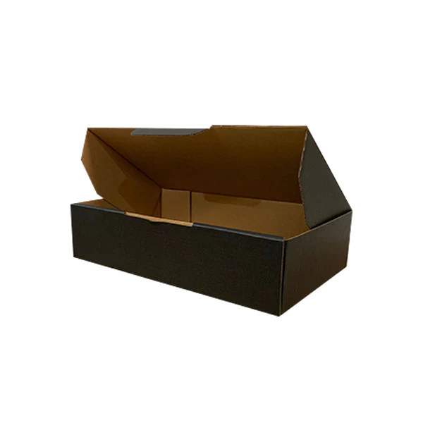 Black Mailing Boxes 240 x 150 x 60mm Die Cut Shipping Packing Cardboard Box - Image 7