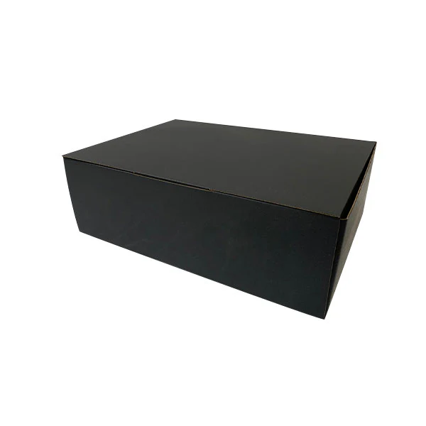 Black Mailing Boxes 310 x 230 x 105mm Die Cut Shipping Packing Cardboard Boxes - Image 5