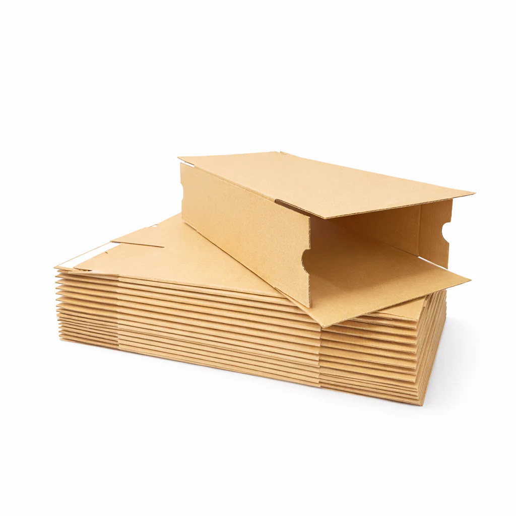Brown Shipping Box – 220 x 160 x 77mm Regular Slotted Cardboard Carton - Image 3
