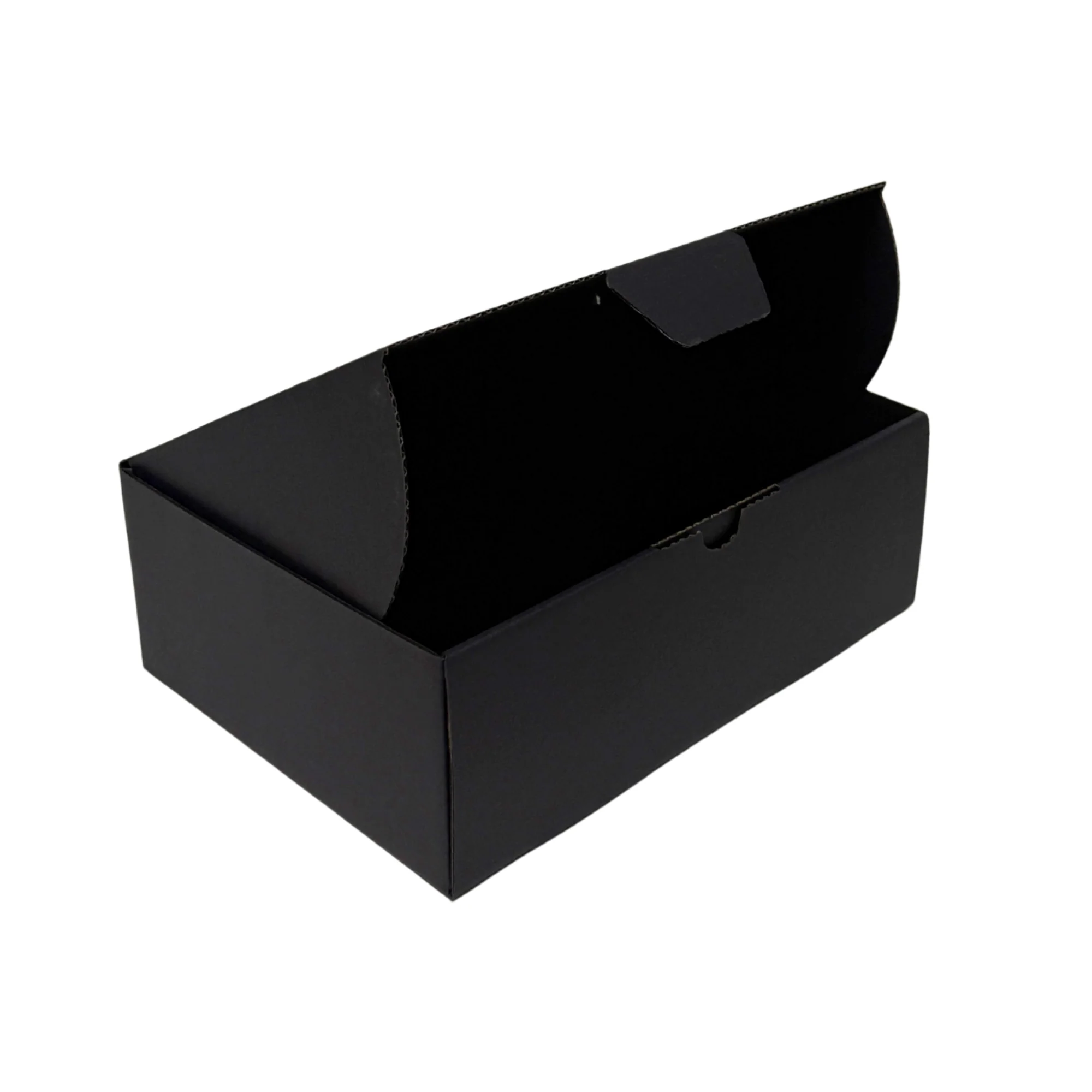 Full Black Die Cut Mailing Box 174 × 128 × 53 mm – Cardboard Shipping & Packing Box - Image 3