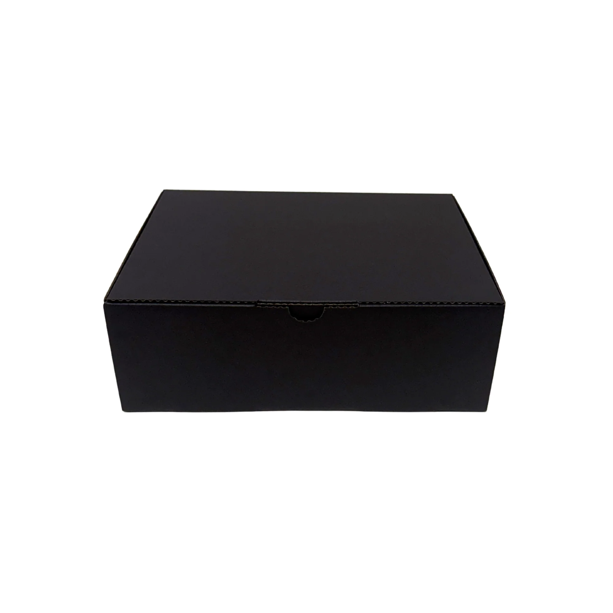 Full Black Die Cut Mailing Box 220 × 160 × 77 mm – Cardboard Shipping & Packing Box - Image 4