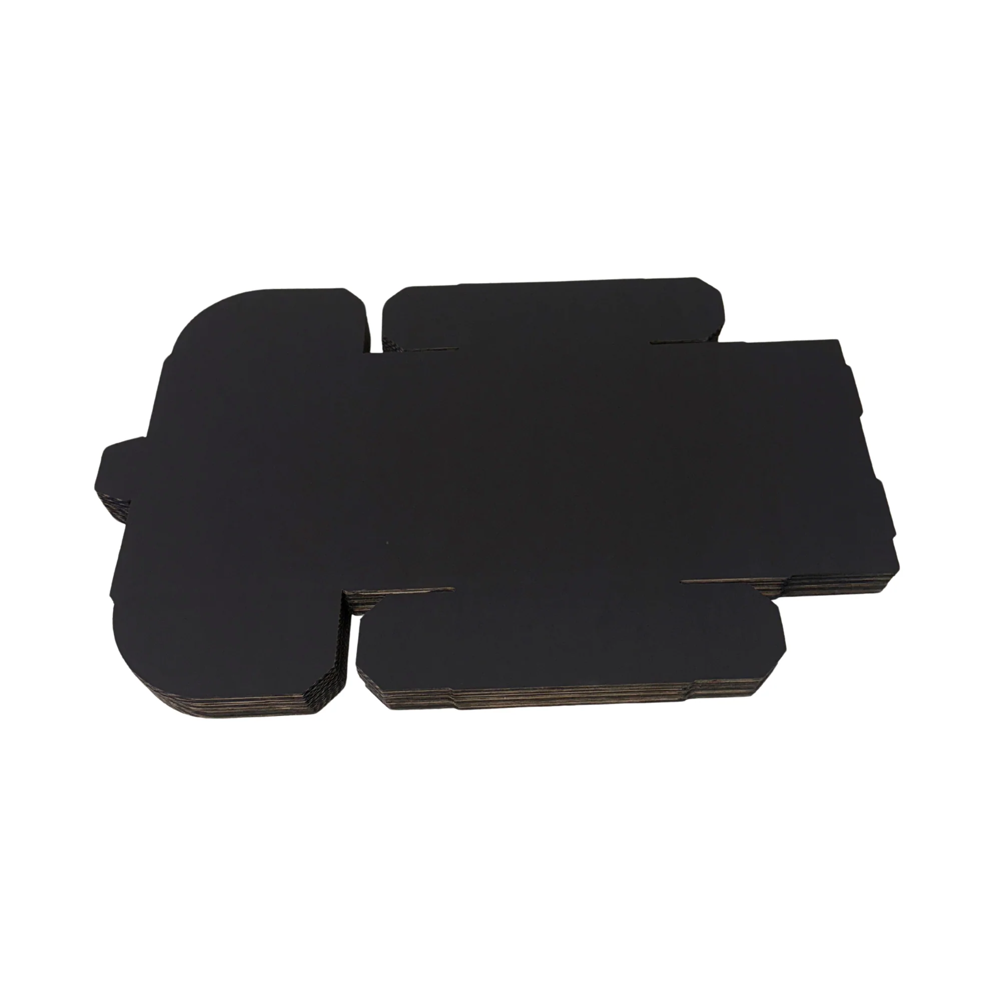 Full Black Die Cut Mailing Box 220 × 160 × 77 mm – Cardboard Shipping & Packing Box - Image 5