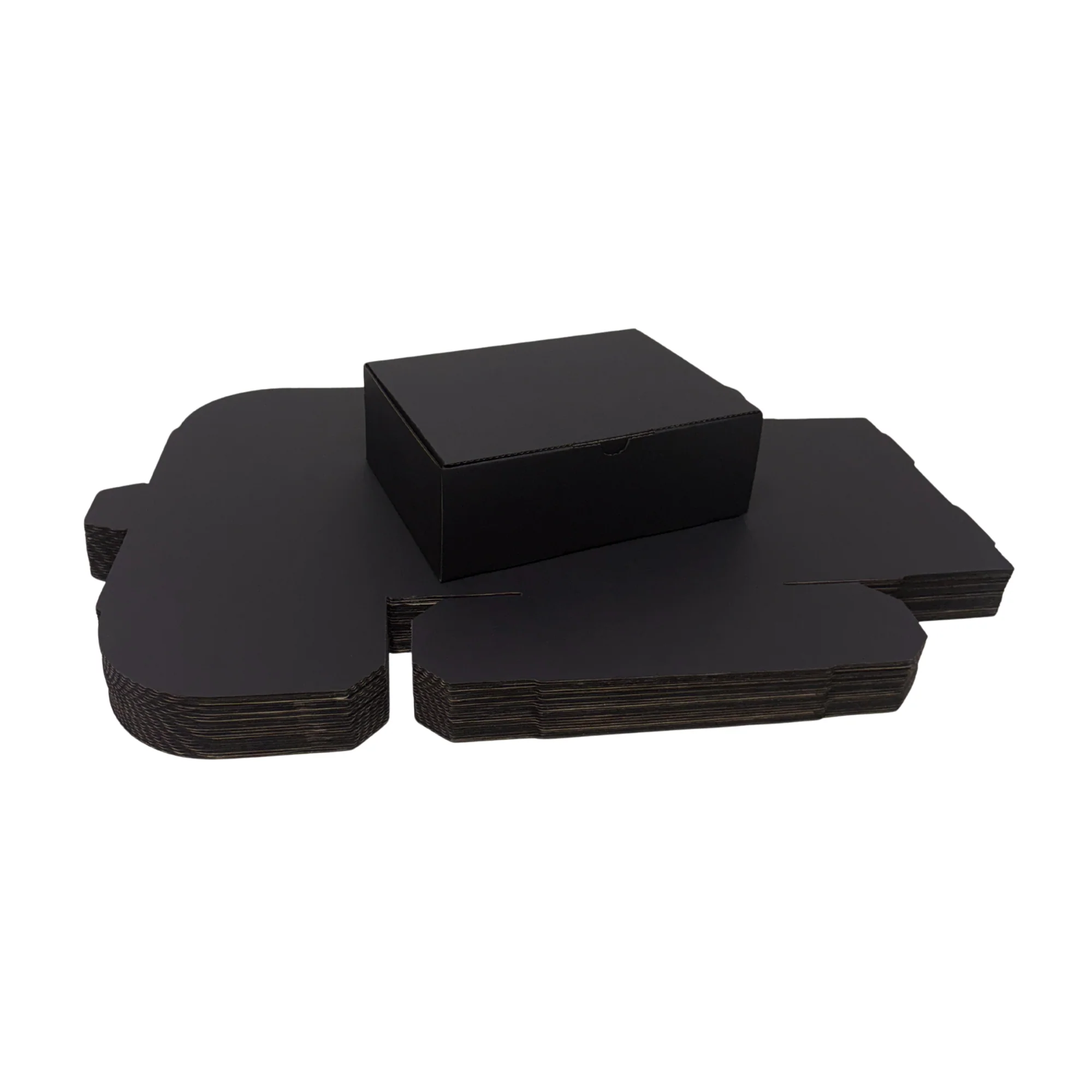 Full Black Die Cut Mailing Box 220 × 160 × 77 mm – Cardboard Shipping & Packing Box - Image 7