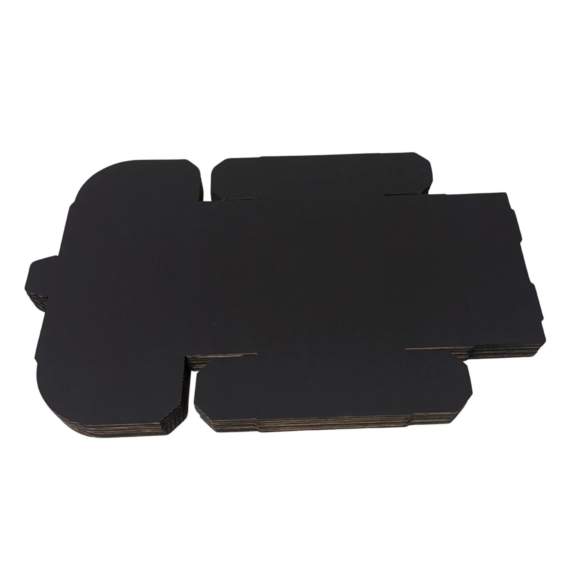 Full Black Die Cut Mailing Box 240 × 190 × 120 mm – Cardboard Shipping & Packing Box - Image 5