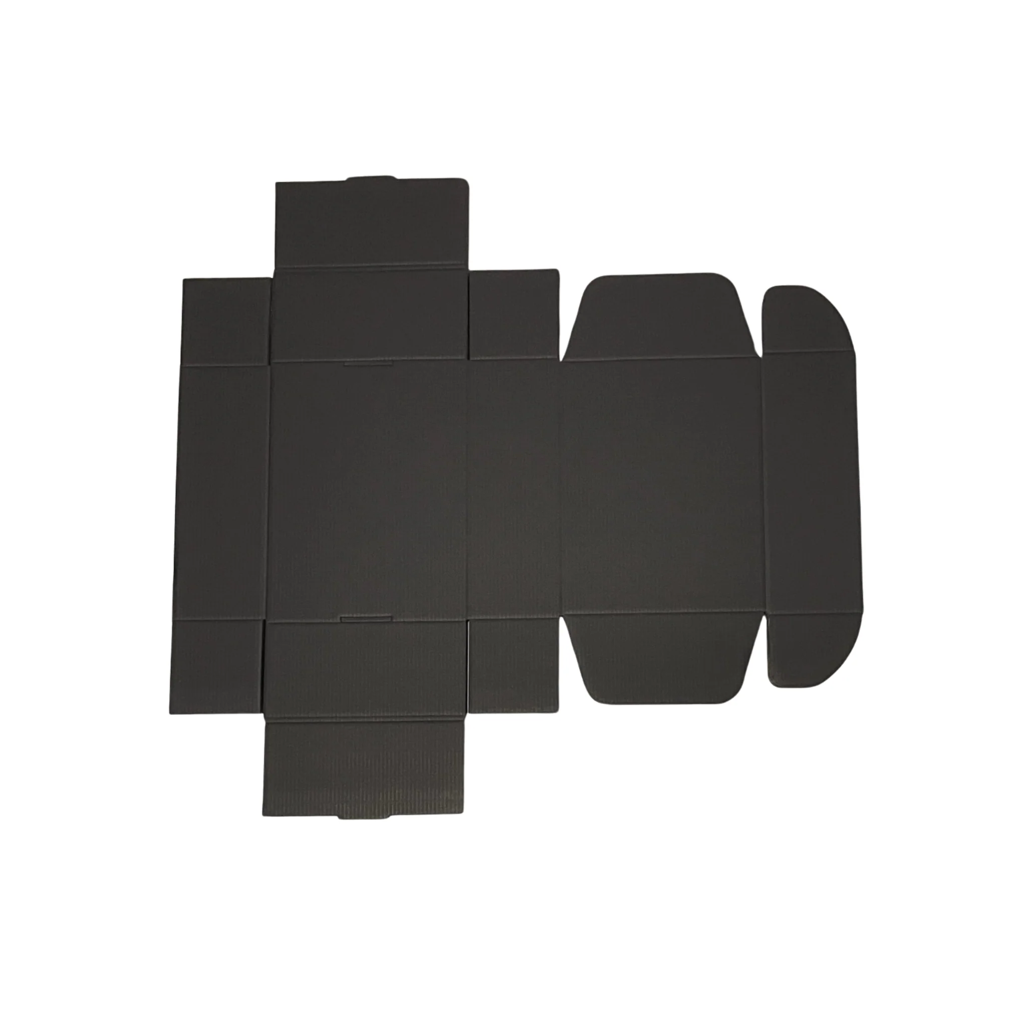 Full Black Mailing Boxes 220 x 160 x 77mm | Die Cut Shipping Packing Cardboard Box - Image 4