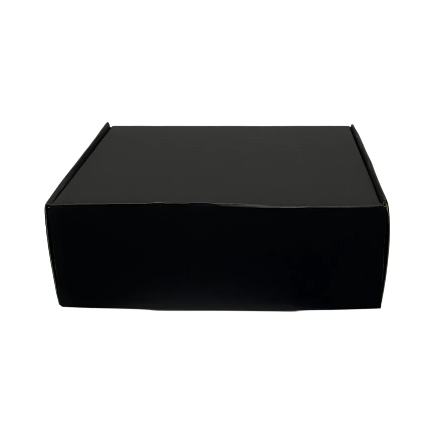 Full Black Mailing Boxes 220 x 160 x 77mm | Die Cut Shipping Packing Cardboard Box - Image 5
