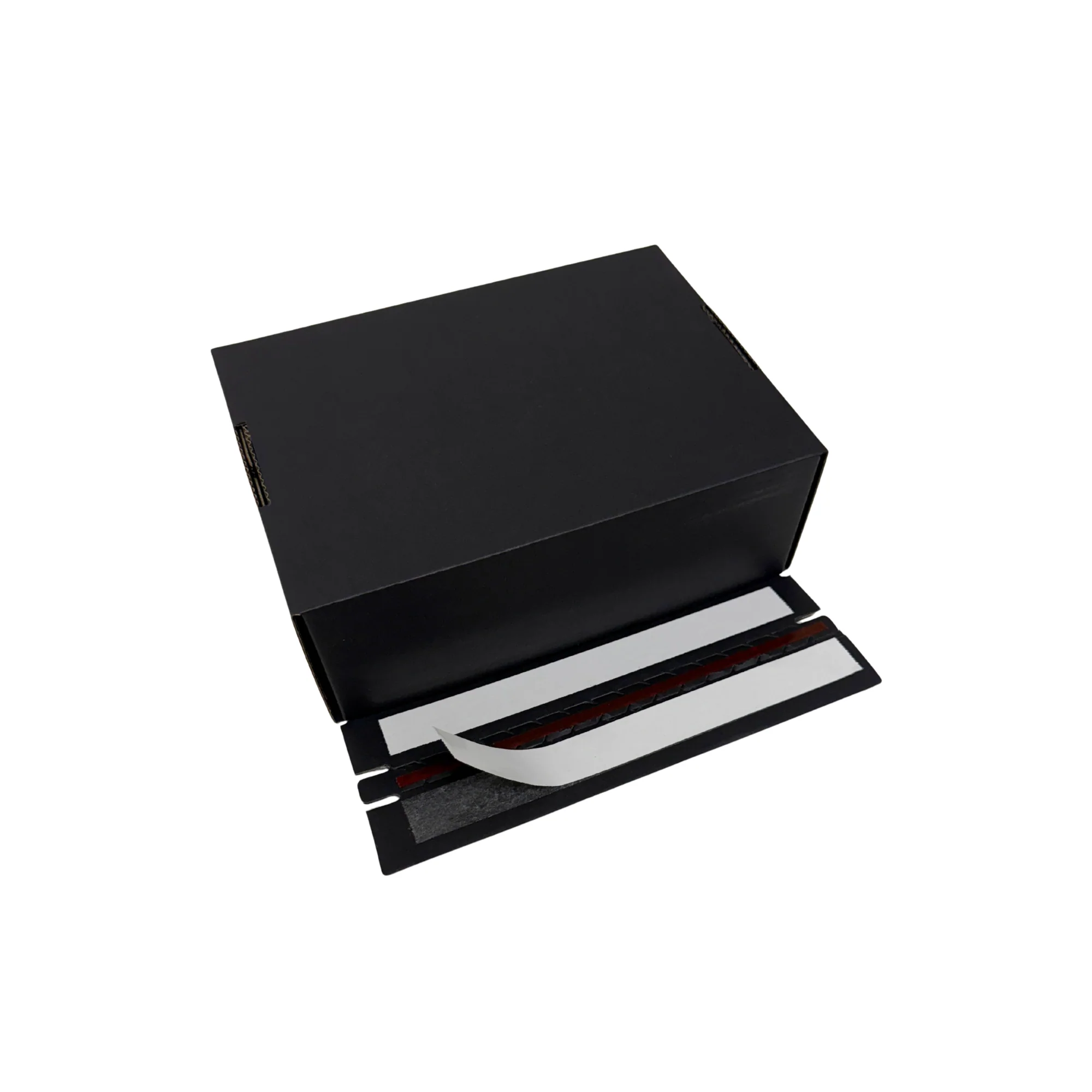 Full Black Self Sealing Tuck Front Box 220 × 160 × 77mm – Shipping & Gift Packaging - Image 3