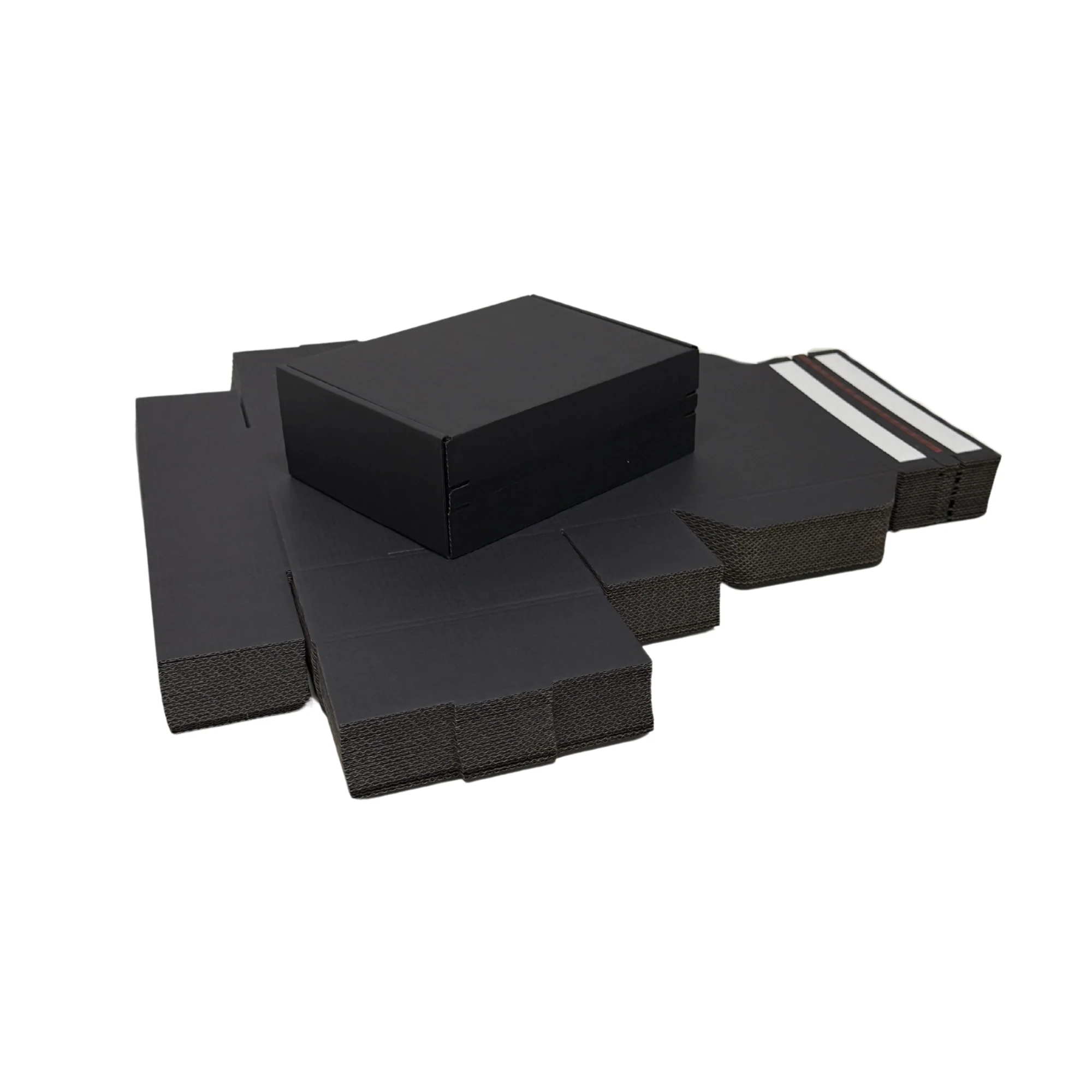 Full Black Self Sealing Tuck Front Box 220 × 160 × 77mm – Shipping & Gift Packaging - Image 7