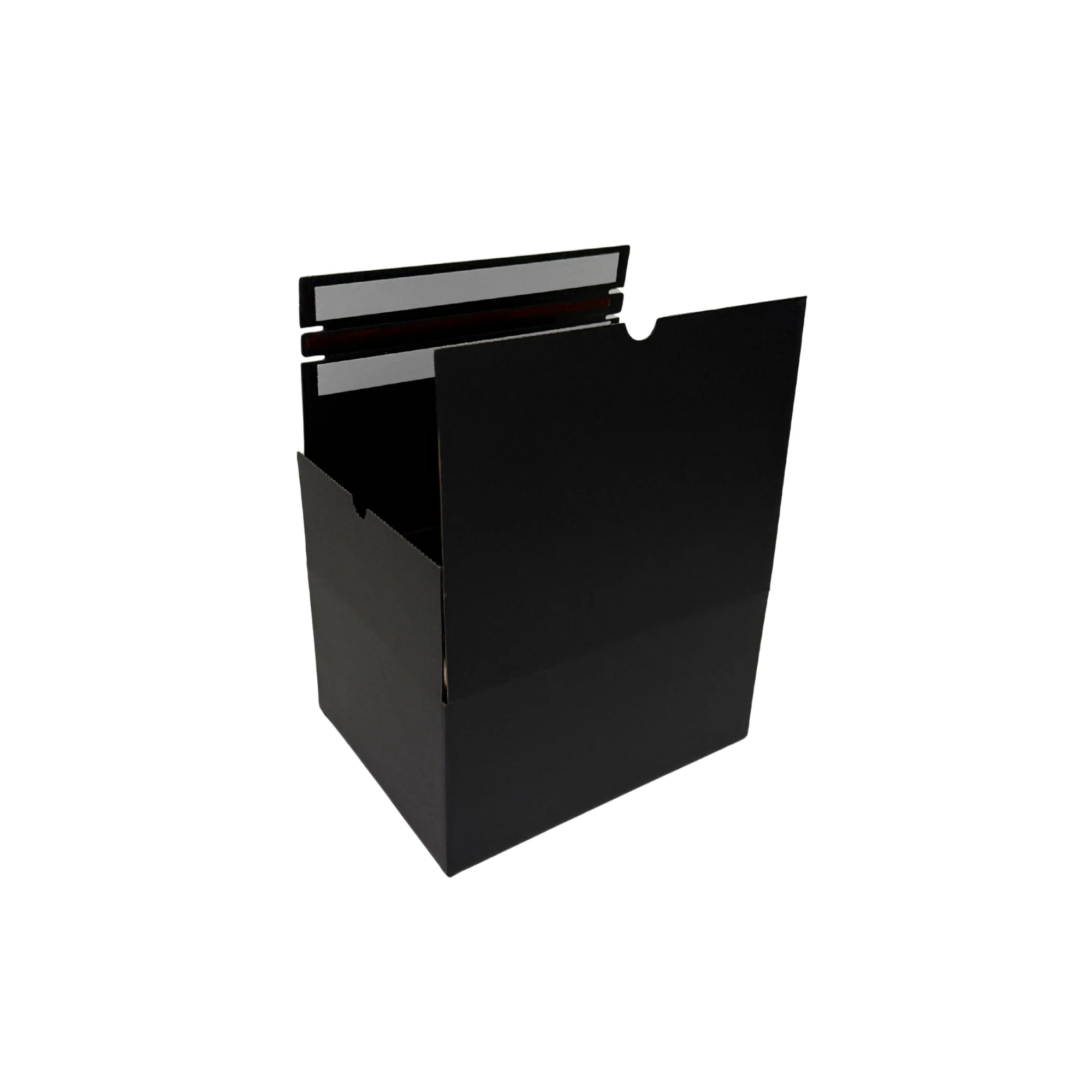 Full Black Self Sealing Tuck Front Box 240 × 190 × 120mm – Shipping & Gift Packaging - Image 4
