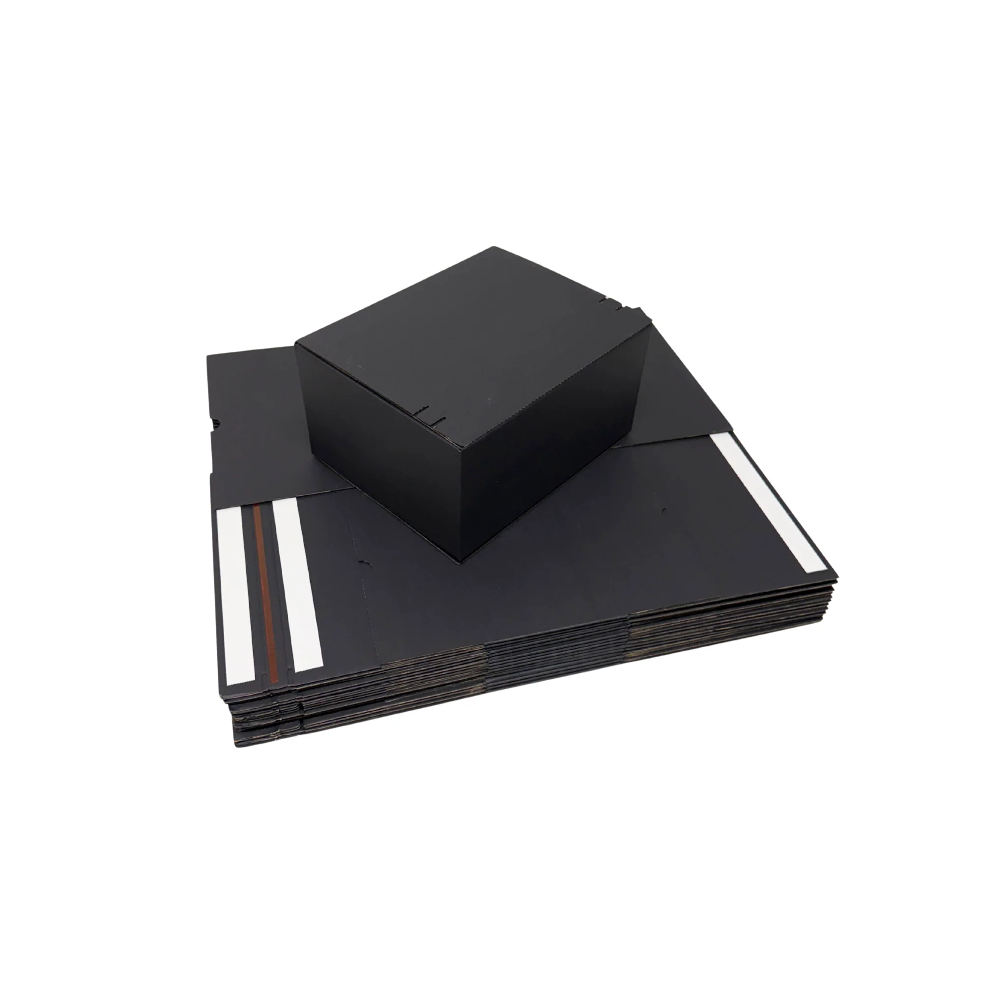 Full Black Self Sealing Tuck Front Box 240 × 190 × 120mm – Shipping & Gift Packaging - Image 7