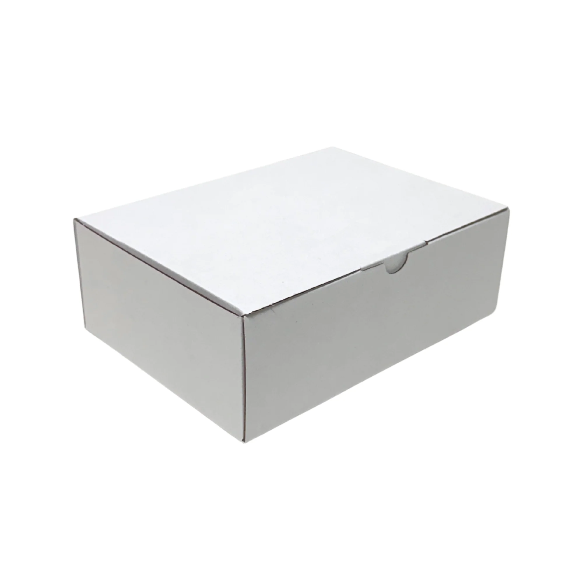 Full White Mailing Box 220 × 160 × 77 mm – Die Cut Cardboard Shipping & Gift Packing Box - Image 5