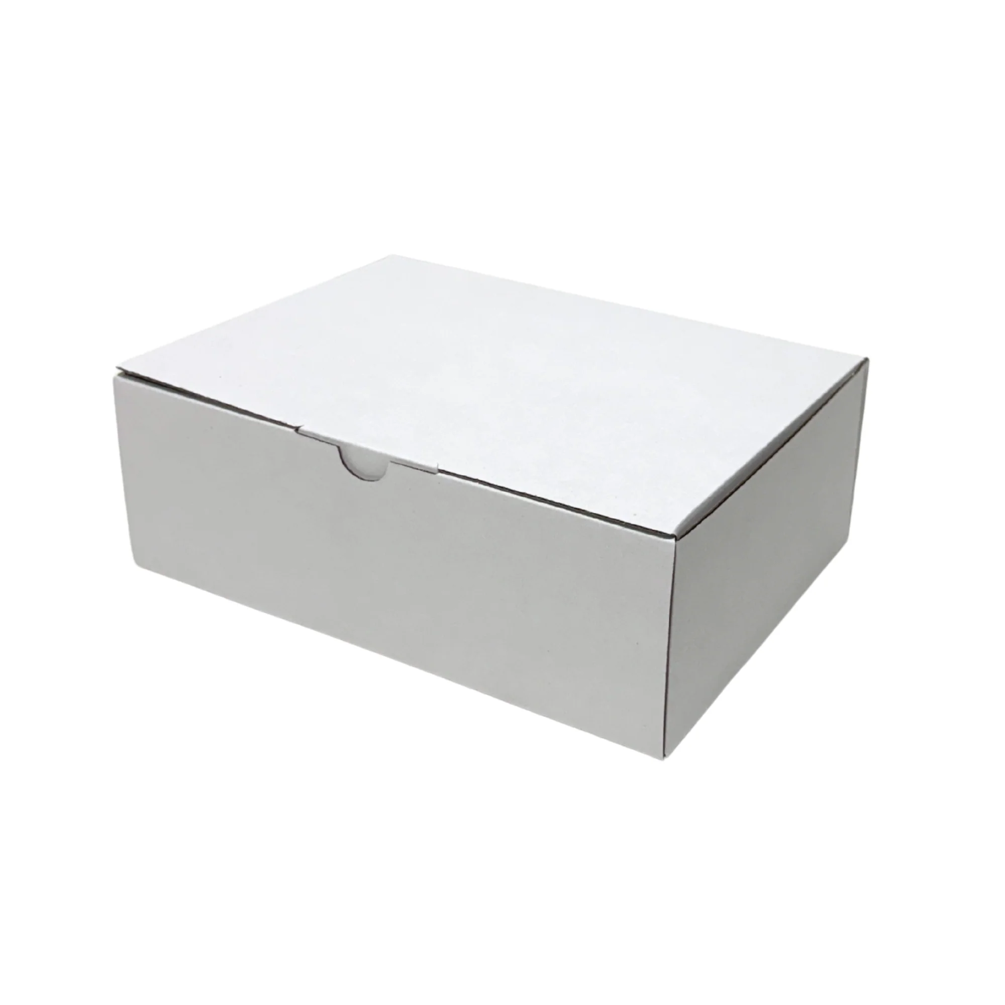 Full White Mailing Box 220 × 160 × 77 mm – Die Cut Cardboard Shipping & Gift Packing Box - Image 7