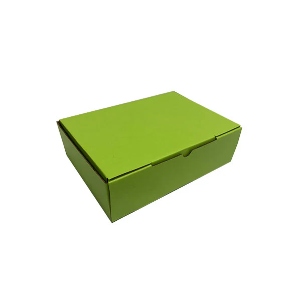 Green Mailing Boxes 174 x 128 x 53mm Die Cut Shipping Packing Cardboard Box - Image 3