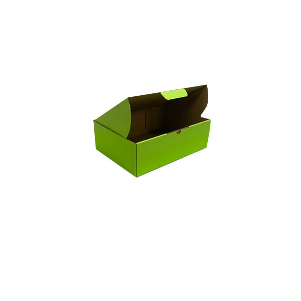 Green Mailing Boxes 310 x 230 x 105mm Die Cut Shipping Packing Cardboard Boxes - Image 3
