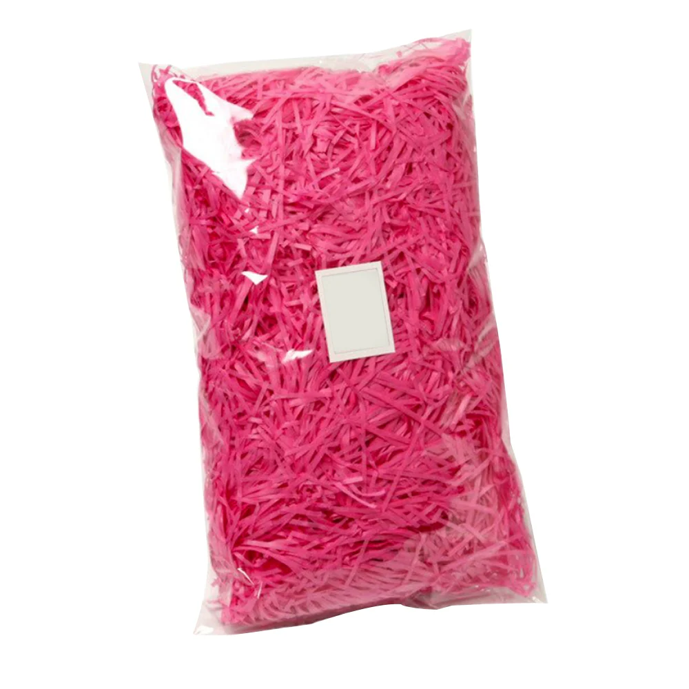 20g of Hot Pink Shredded Color Soft Tissue Paper Hamper Craft Gift Candy Box Basket Filler - Image 12