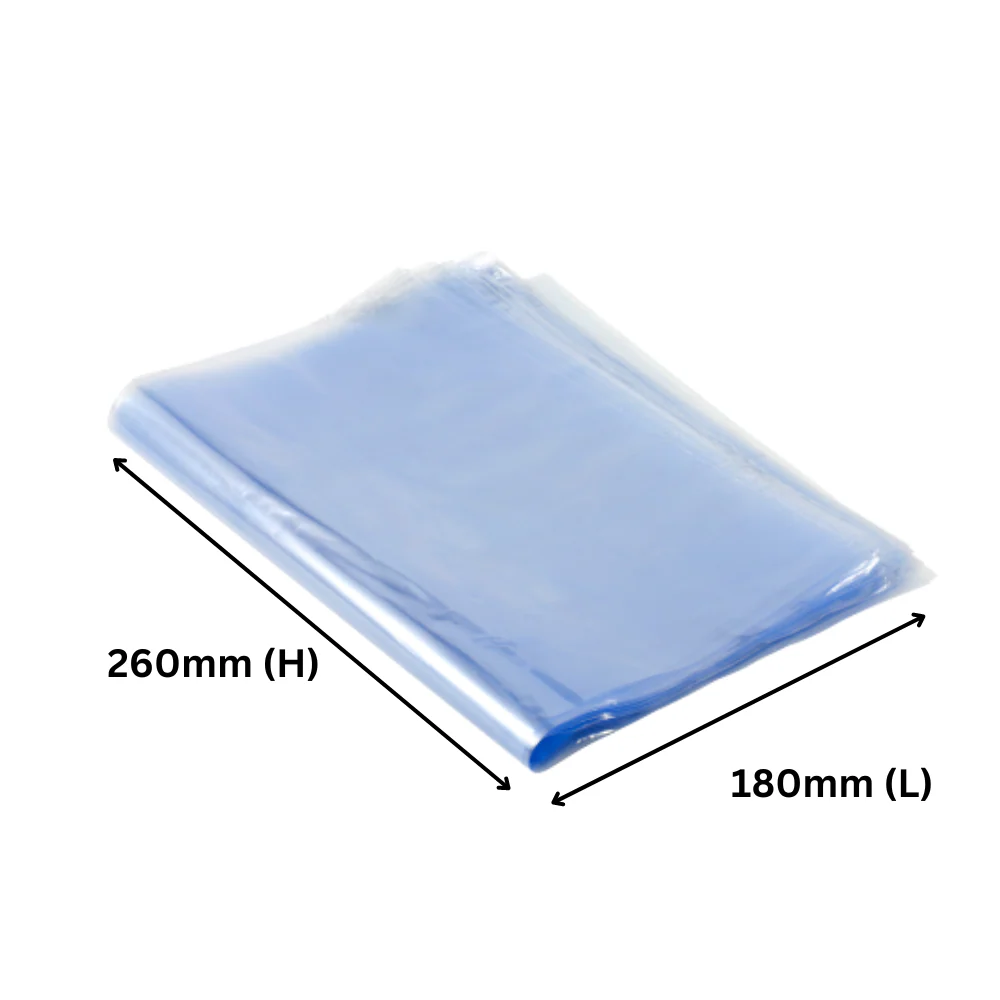 PVC Heat Shrink Bag Wrap 180 x 260mm - Image 3