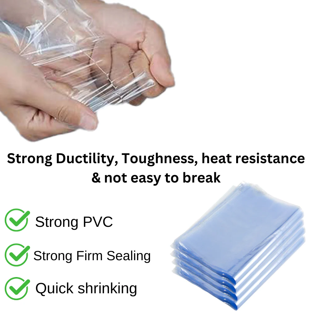 PVC Heat Shrink Bag Wrap 180 x 260mm - Image 4