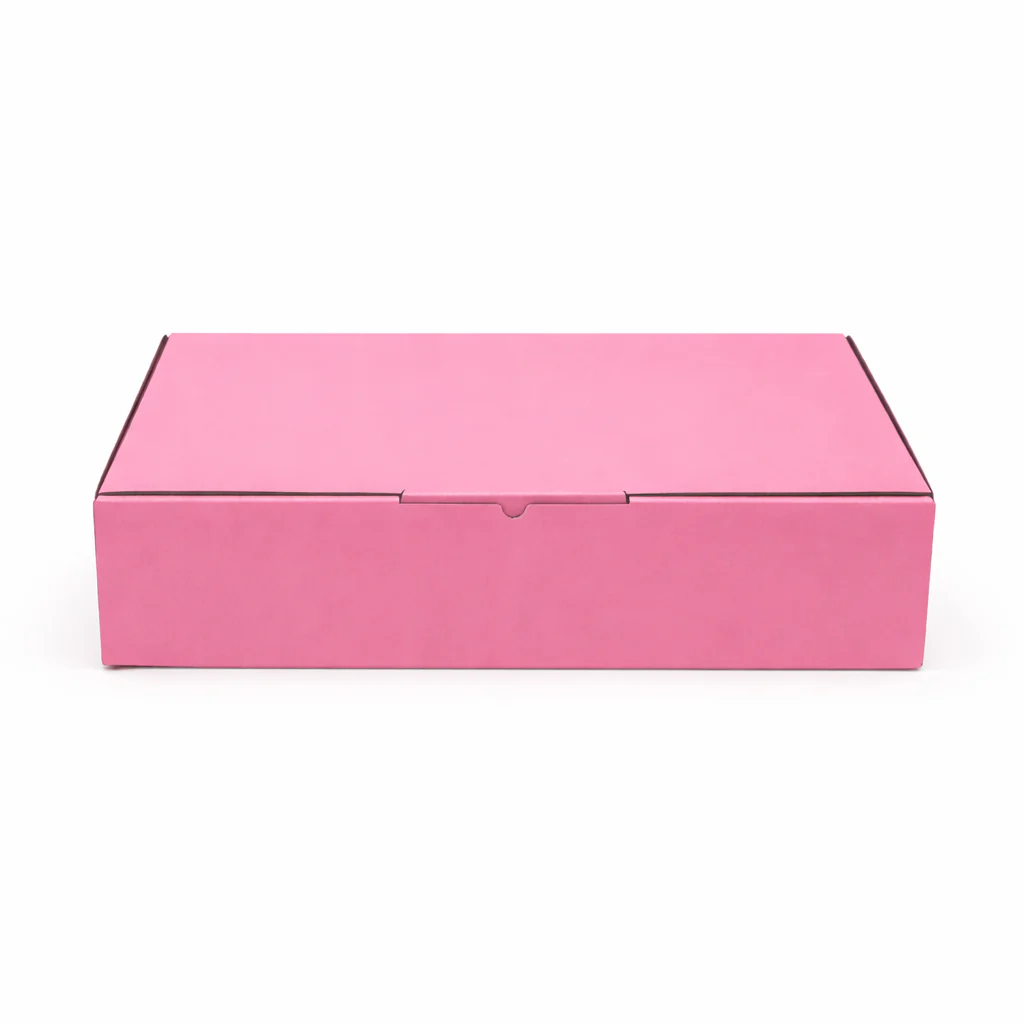 Pink Mailing Boxes 220 x 160 x 77mm | OZPACK Cardboard Shipping Boxes with White Interior | Die Cut Mailer Boxes - Image 5