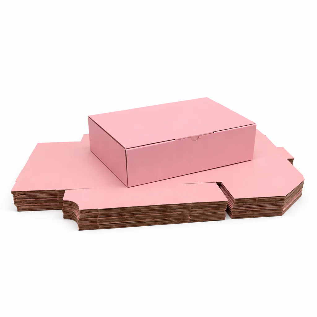 Pink Mailing Boxes 240 x 150 x 60mm Die Cut Shipping Packing Cardboard Box - Image 5