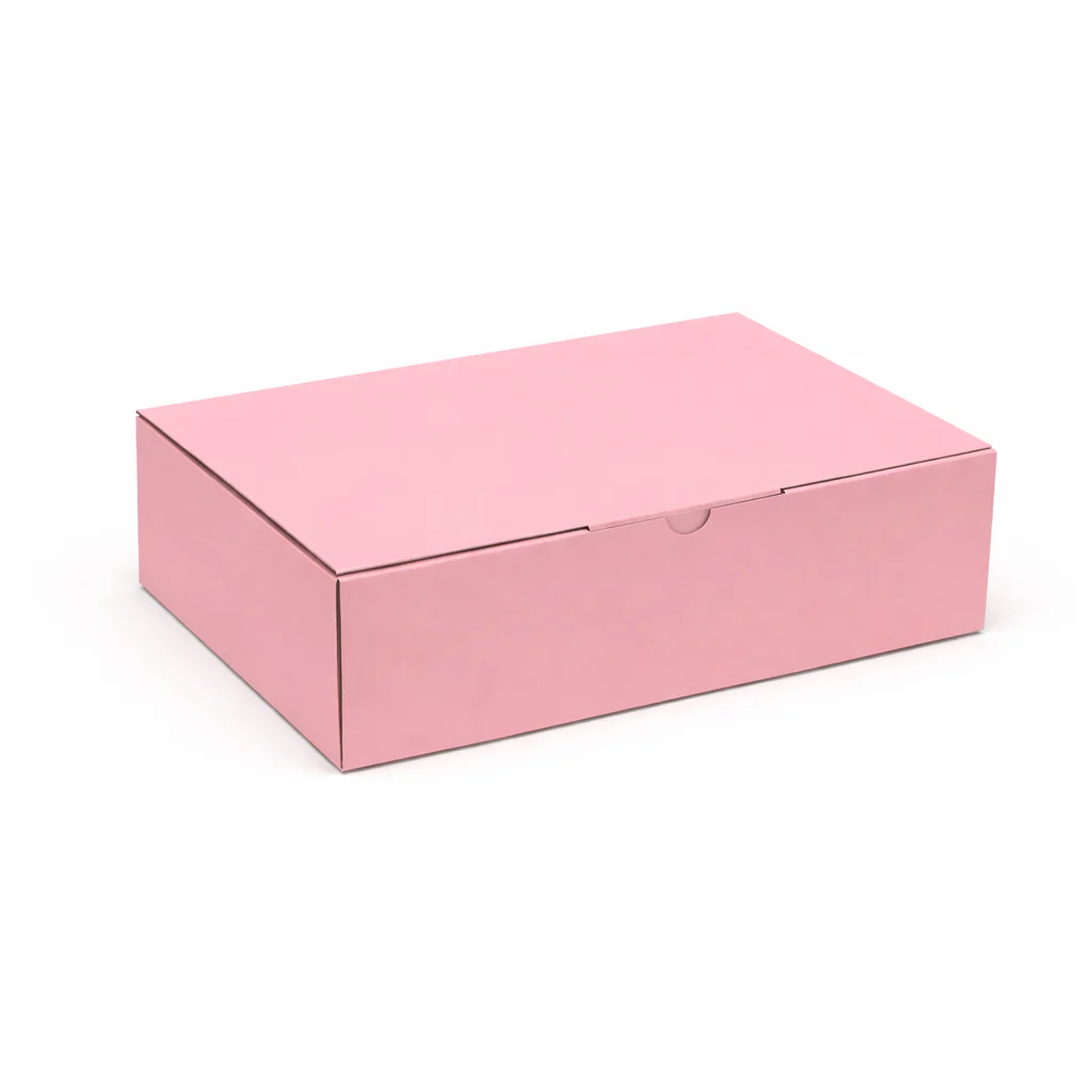 Pink Mailing Boxes 270 x 200 x 95mm DIE CUT Shipping Packing Cardboard Box - Image 4