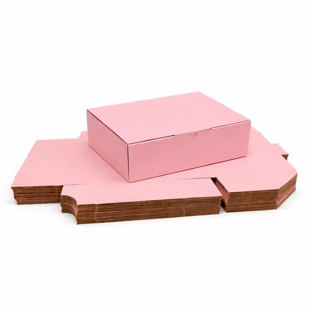 Pink Mailing Boxes 270 x 200 x 95mm DIE CUT Shipping Packing Cardboard Box - Image 5