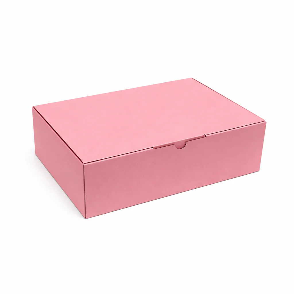 Pink Mailing Boxes 310 x 230 x 105mm Die Cut Shipping Packing Cardboard Boxes - Image 4