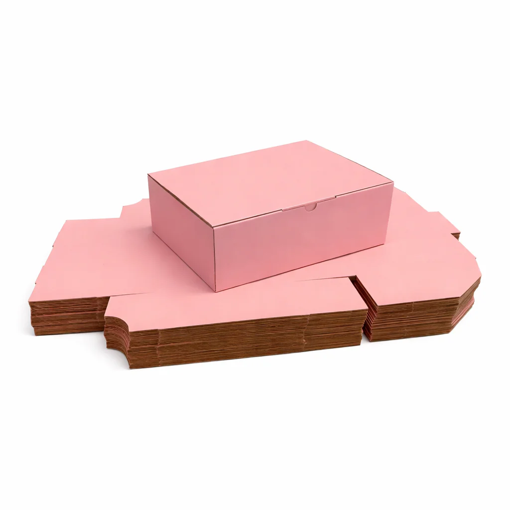Pink Mailing Boxes 310 x 230 x 105mm Die Cut Shipping Packing Cardboard Boxes - Image 5