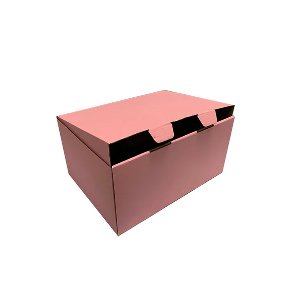 100pcs Pink Mailing Boxes 320 x 240 x 160mm Die Cut Shipping Packing Carton Box - Image 3