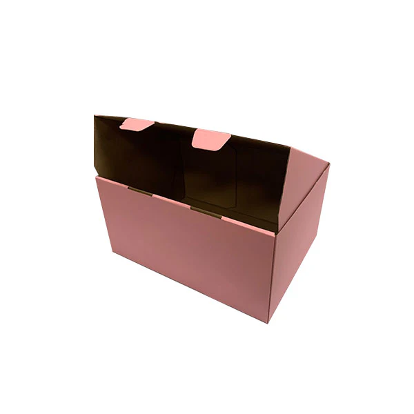 100pcs Pink Mailing Boxes 320 x 240 x 160mm Die Cut Shipping Packing Carton Box - Image 4