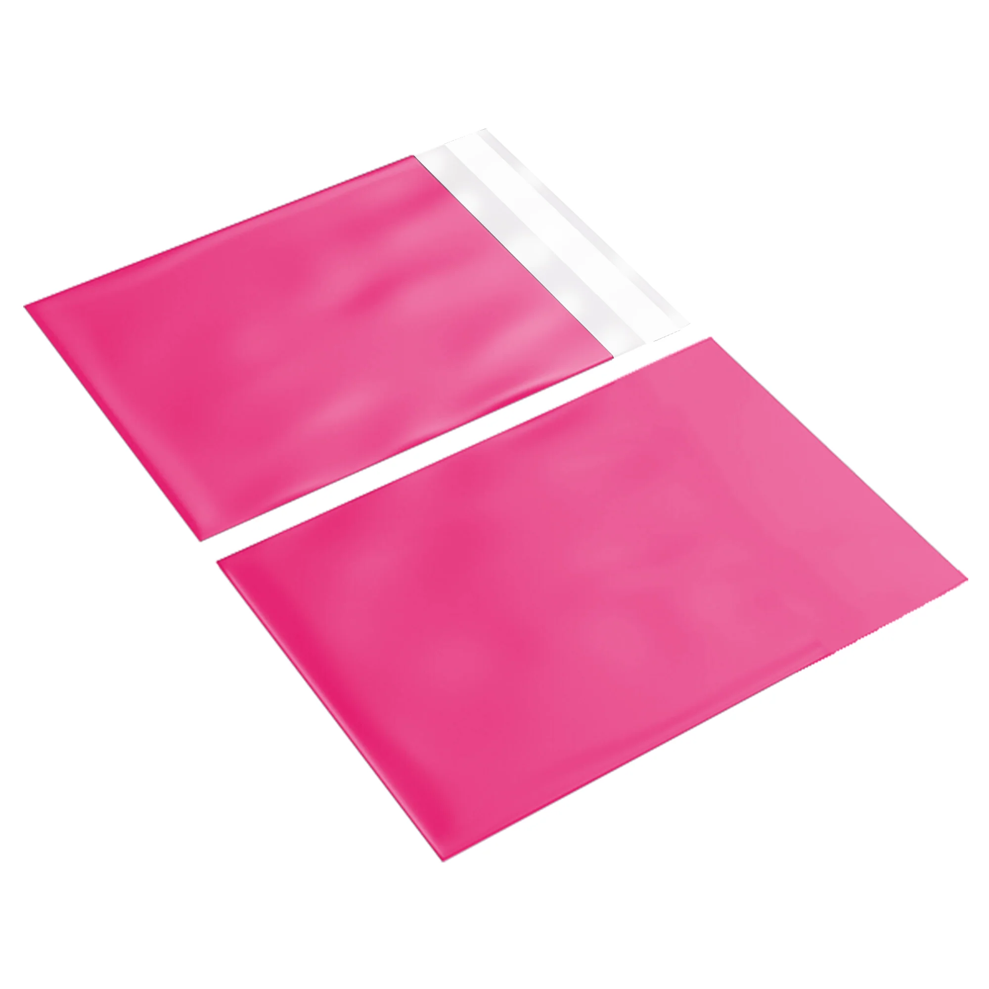 Pink Poly Mailer 255 x 330 + 40mm – Plastic Shipping Satchel with White Internal Lining - Image 3